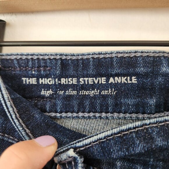 Adriano Goldschmied x Anthropologie High-Rise Stevie Ankle Slim Jeans 25 - Picture 8 of 9